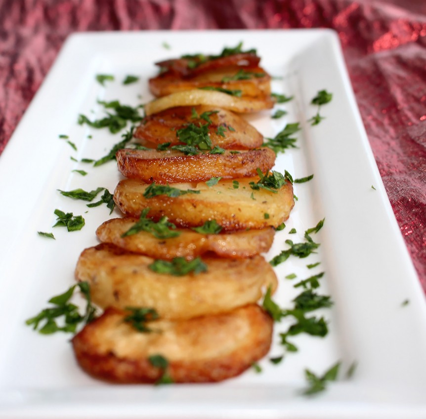 Herb Roasted Chateau Potatoes « Gourmet Safari