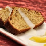 Pistachio-Cardamom Pound Cake with Lemon Glaze and Indian Railway Chai Tea
