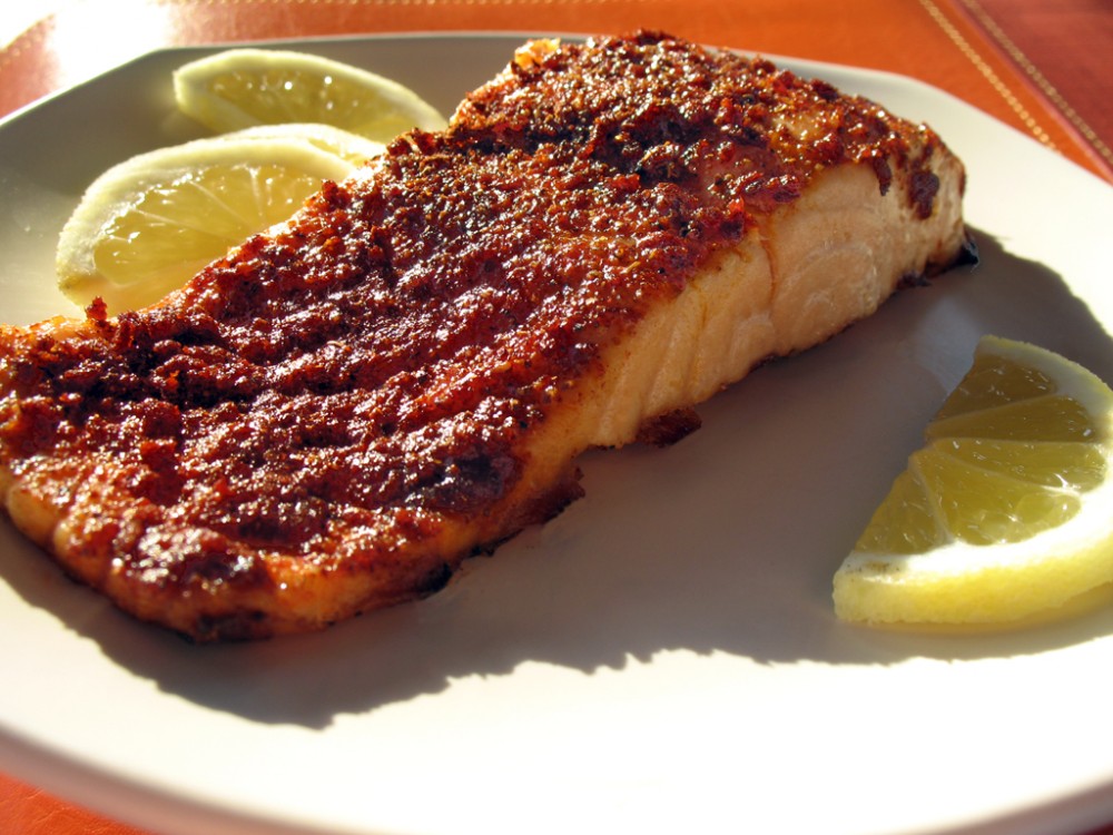 Coriander Crusted Salmon « Gourmet Safari