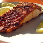 “Some People Do Spend Their Whole Lives Together” Roasted Salmon with Lemon Coriander Rub