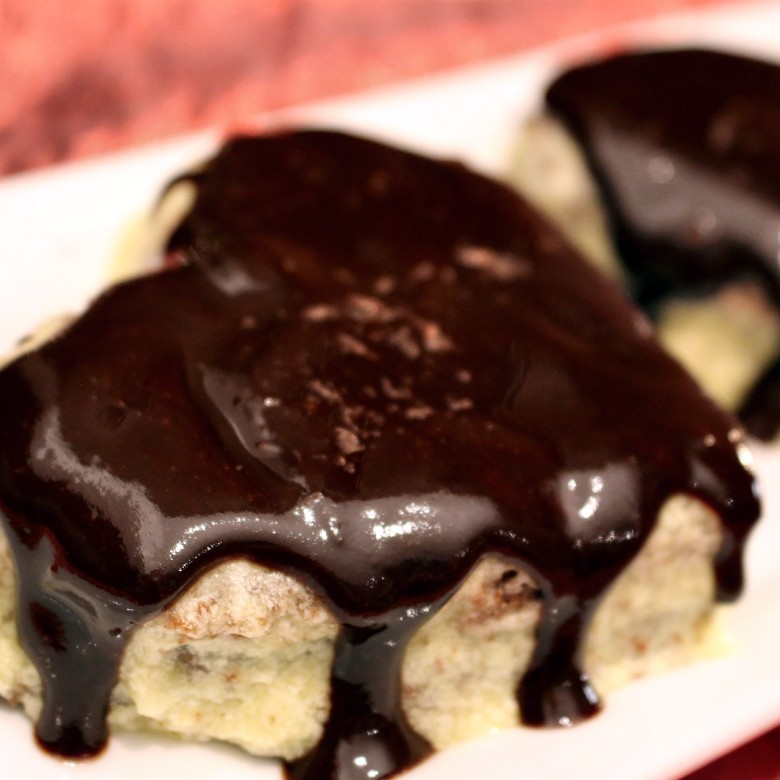 “Voulez-vous Coucher Avec Moi?” Chocolate-Amaretto Heart Cake