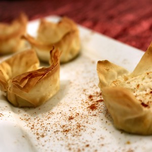 “Loosen up” Phyllo Cup Crab Appetizers