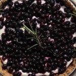 Clarity Blueberry Rosemary Almond-crusted Tart.