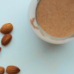 Counting Sheep Banana Peanut/Almond Butter Smoothie.