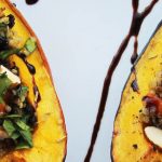Veg Out Balsamic Glazed Stuffed Acorn Squash.