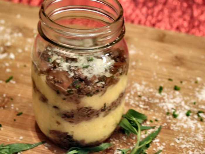 Creamy Polenta with Mushroom Ragout