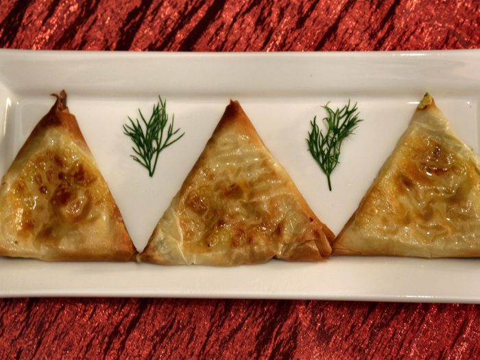 Feta and Herb Phyllo Pastry Purses