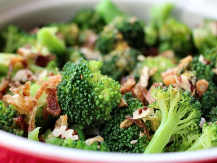 “You Deserve Better” Warm Broccoli with Caramelized Shallots in a Lemon Garlic Dressing