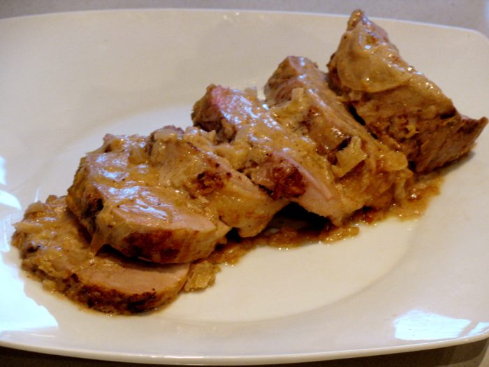 Engagement Pork Tenderloin in Cream Sauce – The perfect marriage.