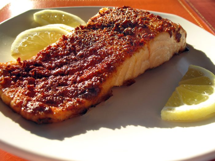 Coriander Crusted Salmon