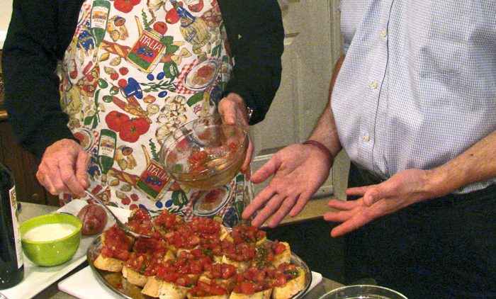 Bruschetta with Tomato and Basil