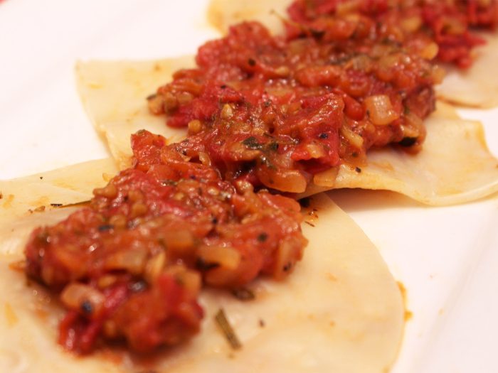 “Dodged a Bullet” Hand-made Squash Stuffed Ravioli