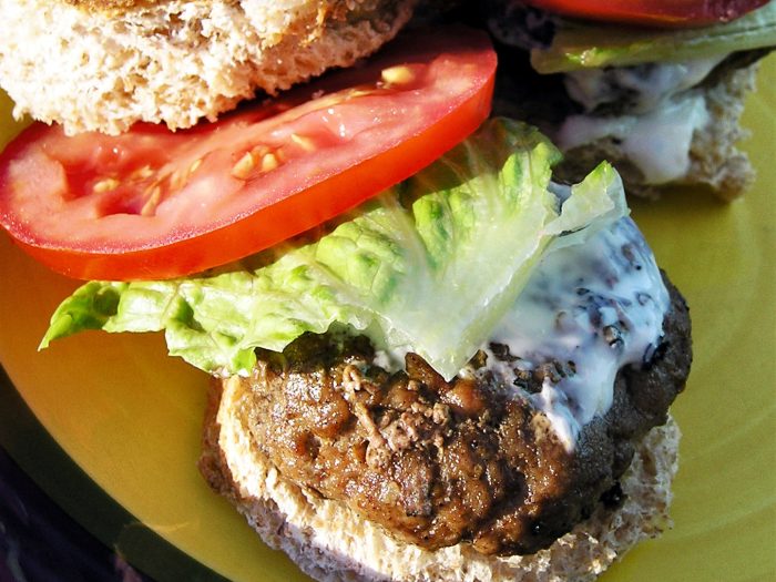Moroccan Barbequed Lamb Burgers