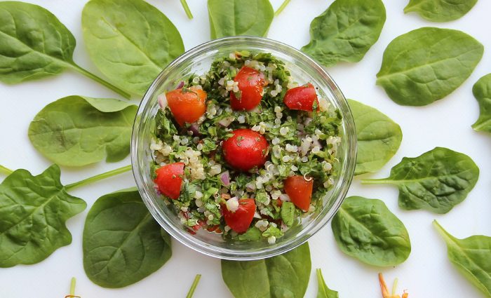 Electrify Fresh Lebanese Tabbouleh/Mint Parsley Salad.