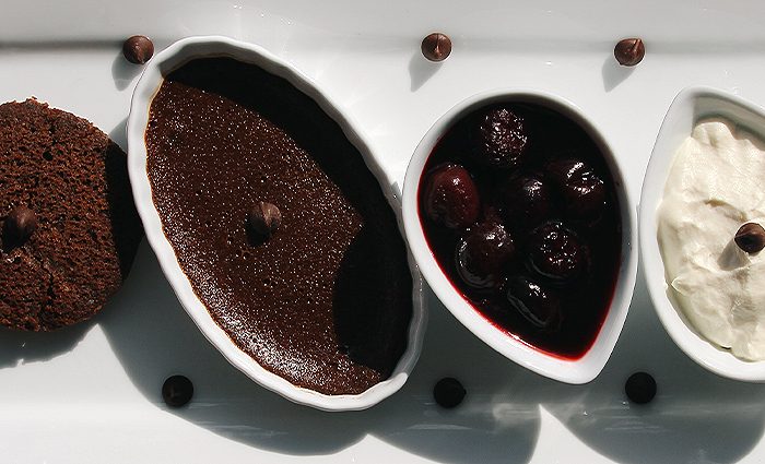 Conscious Deconstructed Decadent Black Forest Cake.