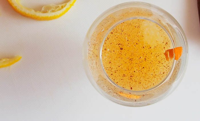 Balanced Aloe Vera Orange Shot Elixir.