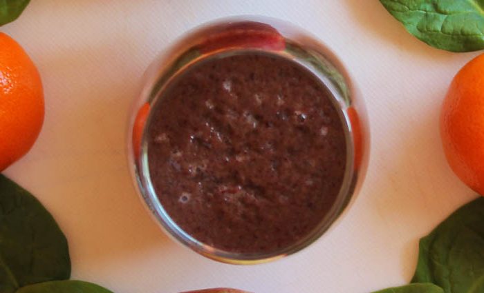Balanced Fruity Green Energizer Smoothie.
