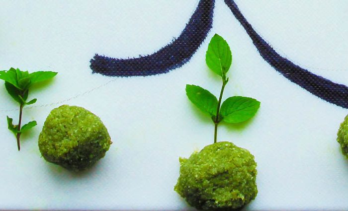 Beautiful You Matcha Green Tea Mint Energy Bombs.