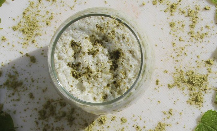 Euphoria Fresh Iced Coconut Matcha Latte ‘Slushy’.