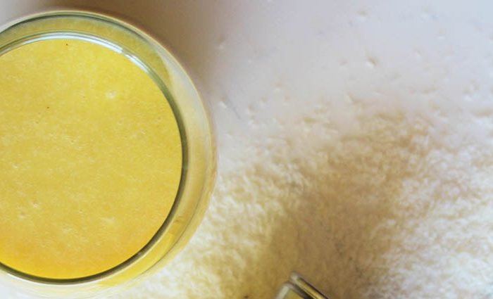 ‘Inner Goddess’ Healthy Pina Colada Smoothie.