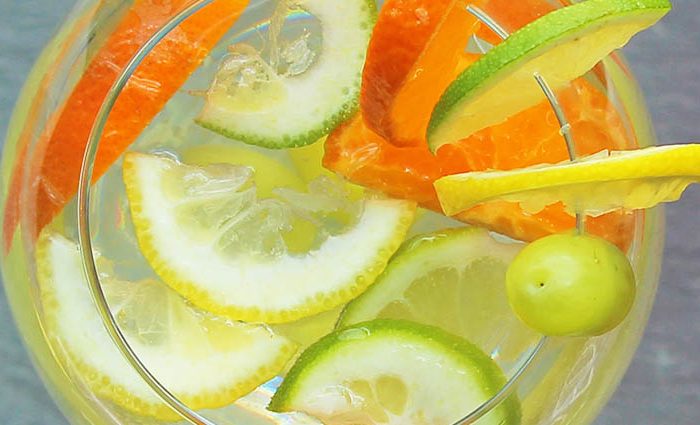 SuperCharged Sippin’ on Sunshine ‘Spa’ Infused Water.