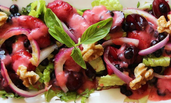 SuperCharged SuperPowered Berry Salad.