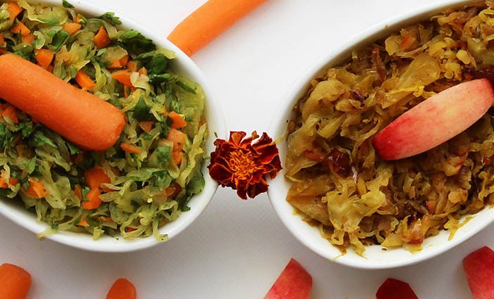 Tranquilizing Apple-Caraway Sauerkraut.