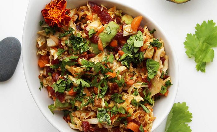 Tranquilizing Szechuan Cole Slaw.
